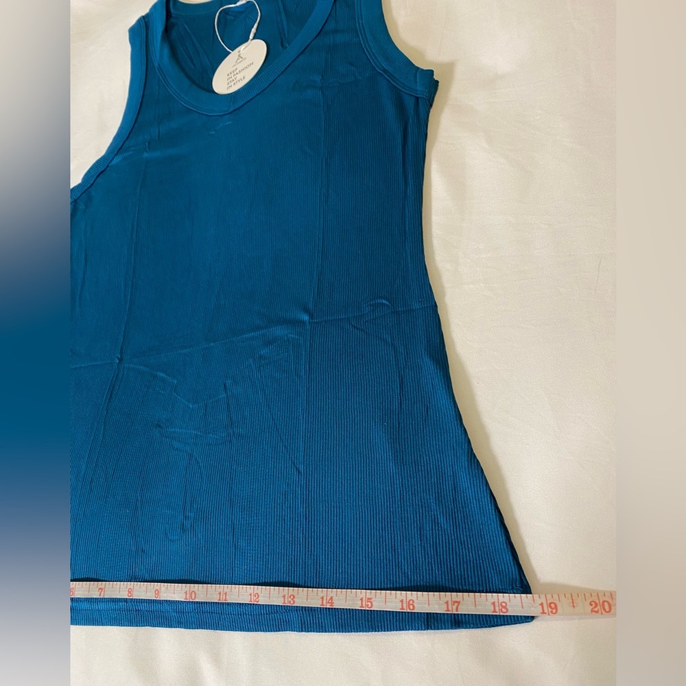 NWT Anrabess V-Neck Ribbed Knit Tank Top - Picture 10 of 16